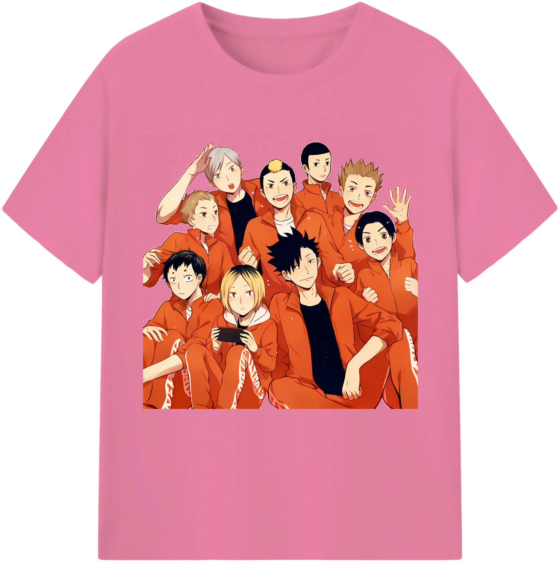 （画像用） ハイキュー!! Haikyu!! 綿100％半袖Tシャツ（フロントプリント）